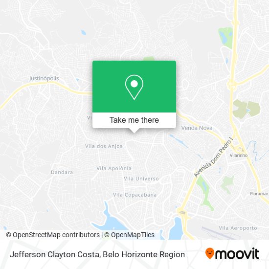 Jefferson Clayton Costa map