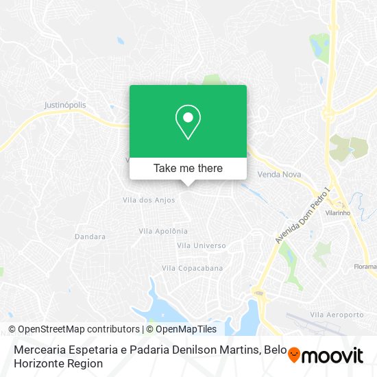 Mercearia Espetaria e Padaria Denilson Martins map