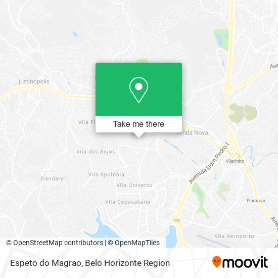 Espeto do Magrao map