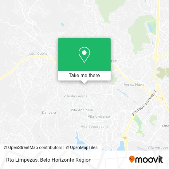 Rta Limpezas map
