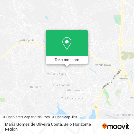 Maria Gomes de Oliveira Costa map