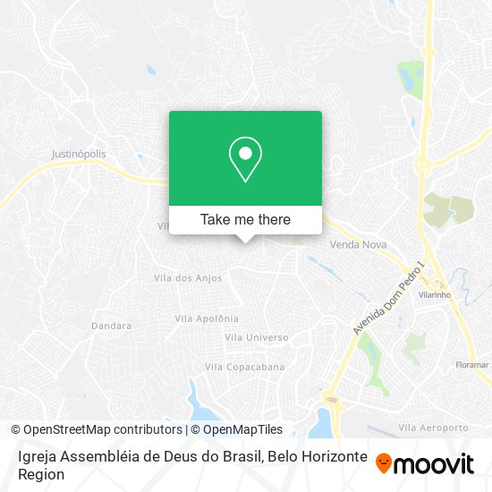 Igreja Assembléia de Deus do Brasil map