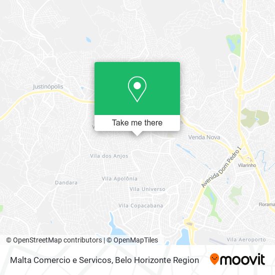 Malta Comercio e Servicos map