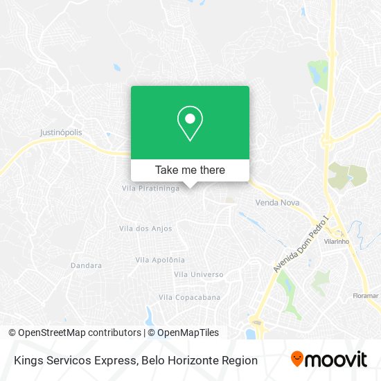 Kings Servicos Express map