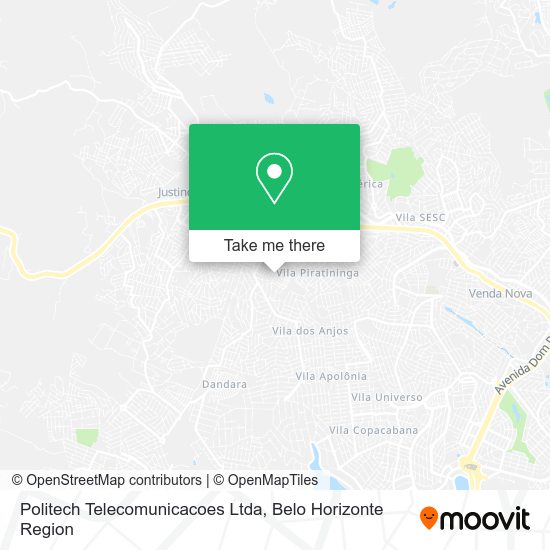 Politech Telecomunicacoes Ltda map