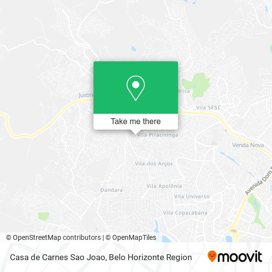 Casa de Carnes Sao Joao map