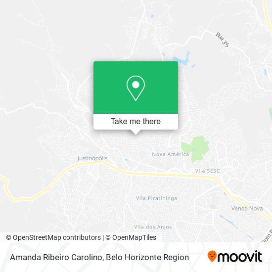 Amanda Ribeiro Carolino map