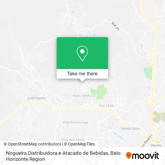 Nogueira Distribuidora e Atacado de Bebidas map