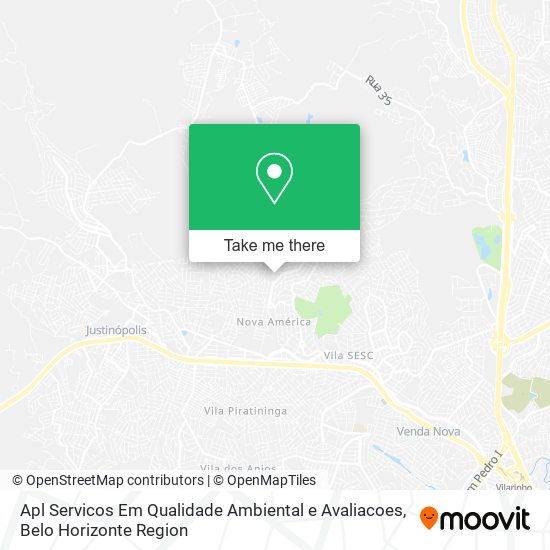 Apl Servicos Em Qualidade Ambiental e Avaliacoes map
