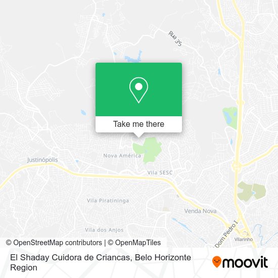 El Shaday Cuidora de Criancas map