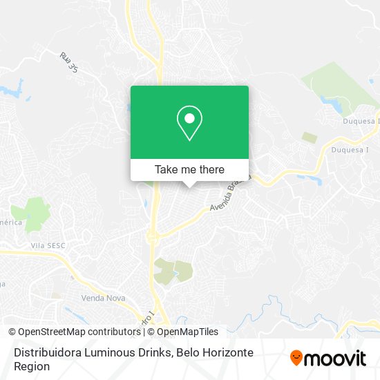 Distribuidora Luminous Drinks map