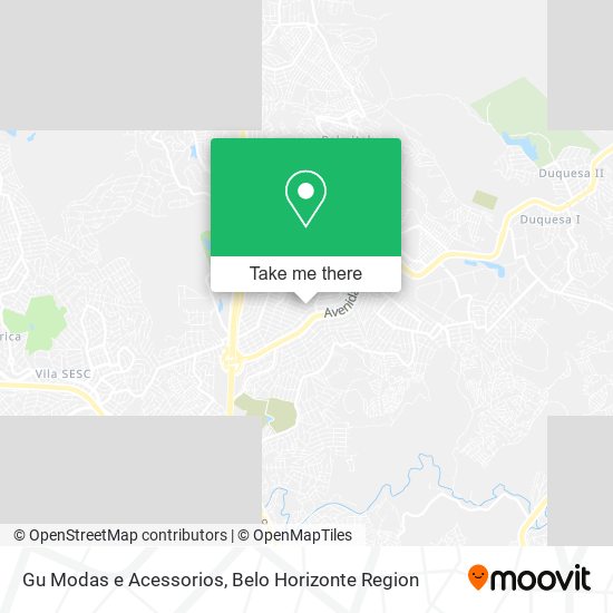 Gu Modas e Acessorios map
