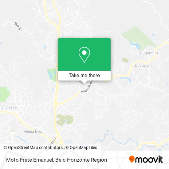 Moto Frete Emanuel map
