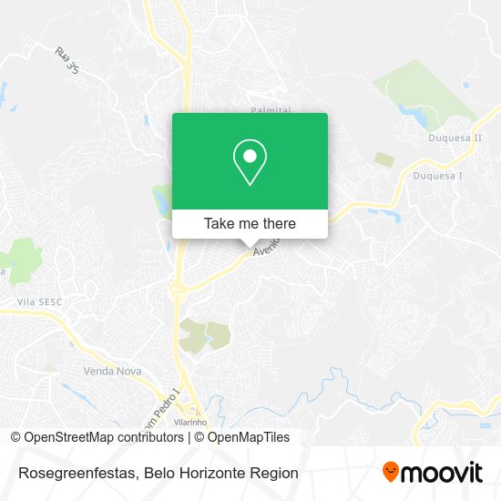 Rosegreenfestas map