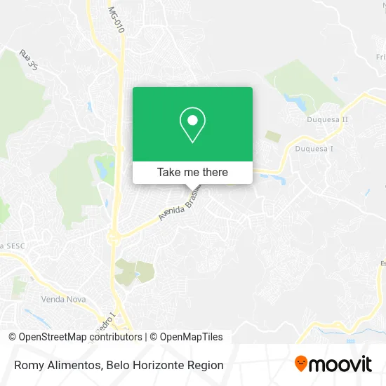 Romy Alimentos map