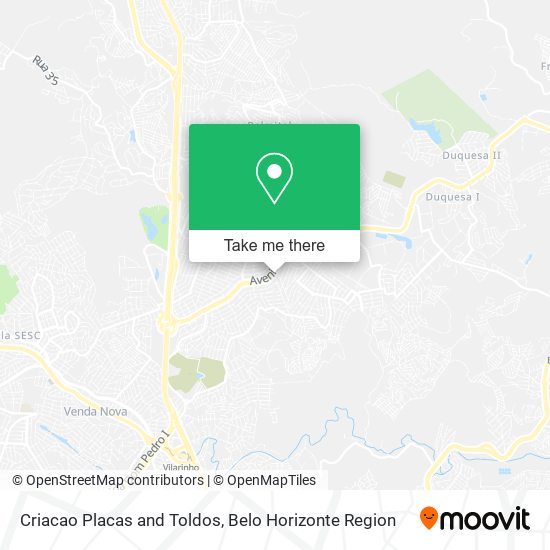Criacao Placas and Toldos map