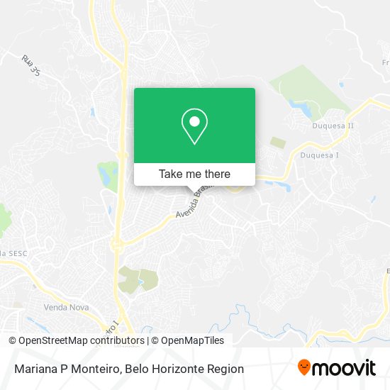 Mariana P Monteiro map