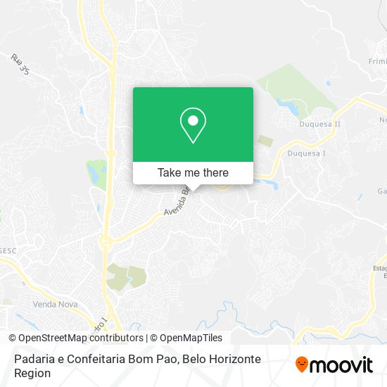 Padaria e Confeitaria Bom Pao map