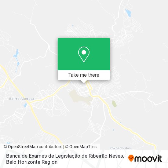 Banca de Exames de Legislação de Ribeirão Neves map