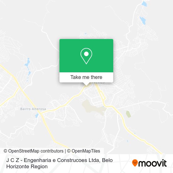 J C Z - Engenharia e Construcoes Ltda map