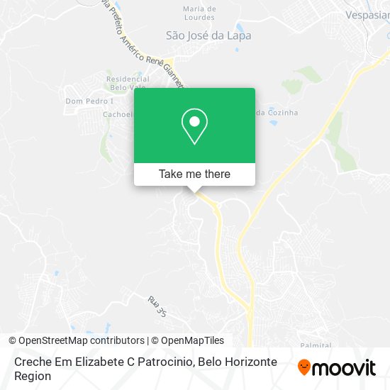 Creche Em Elizabete C Patrocinio map
