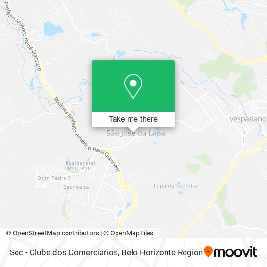 Sec - Clube dos Comerciarios map