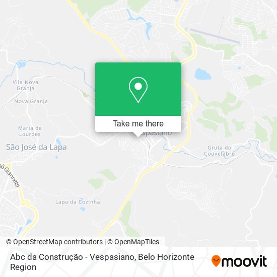 Abc da Construção - Vespasiano map