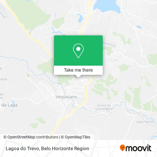 Lagoa do Trevo map