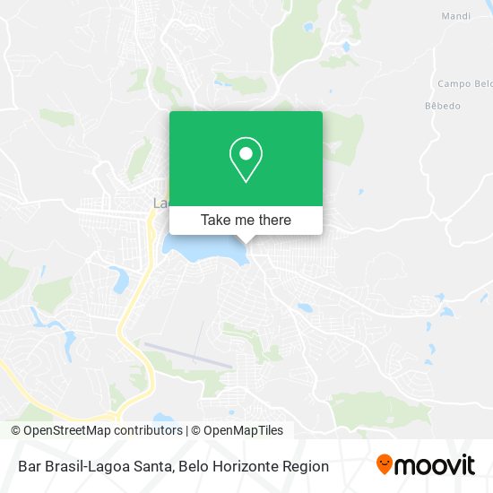 Bar Brasil-Lagoa Santa map