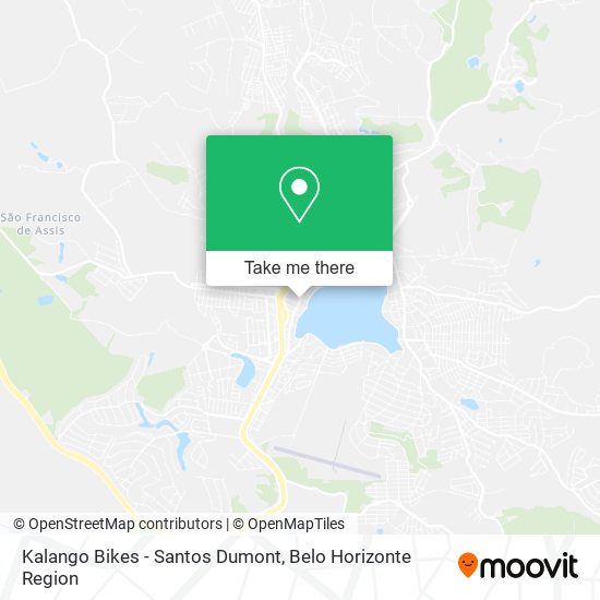 Kalango Bikes - Santos Dumont map