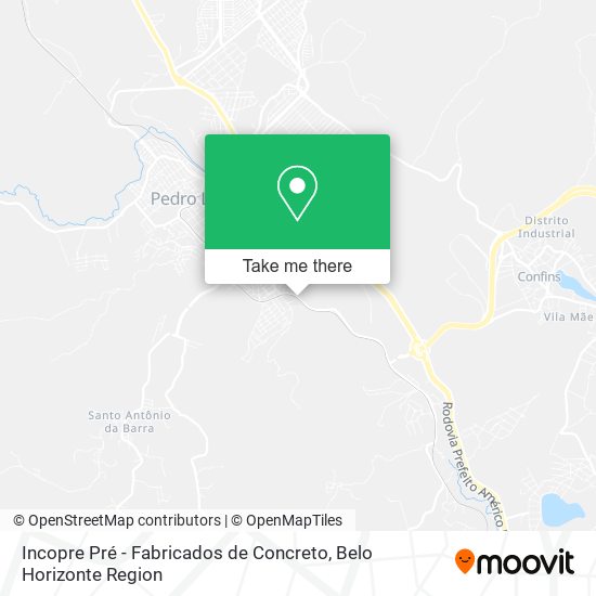 Incopre Pré - Fabricados de Concreto map