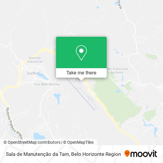 Sala de Manutenção da Tam map