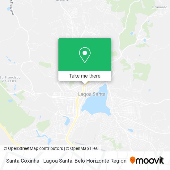 Santa Coxinha - Lagoa Santa map