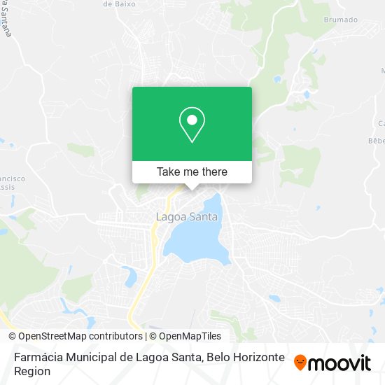 Farmácia Municipal de Lagoa Santa map