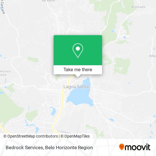 Bedrock Services map