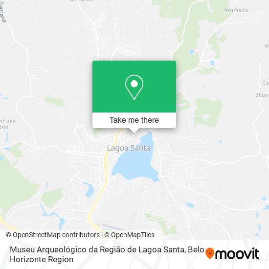 Museu Arqueológico da Região de Lagoa Santa map