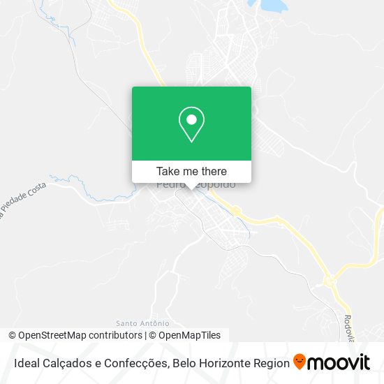 Ideal Calçados e Confecções map