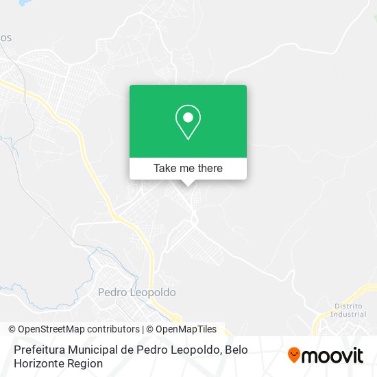 Prefeitura Municipal de Pedro Leopoldo map