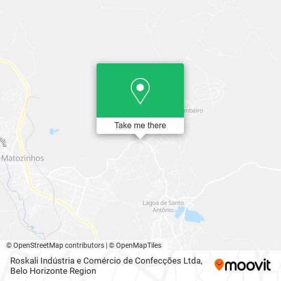 Roskali Indústria e Comércio de Confecções Ltda map