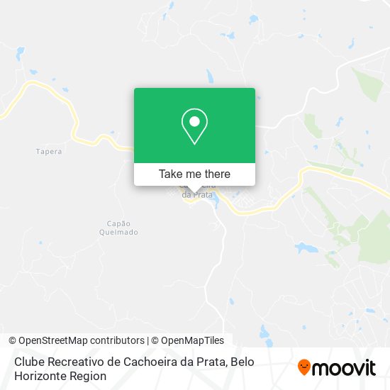 Clube Recreativo de Cachoeira da Prata map