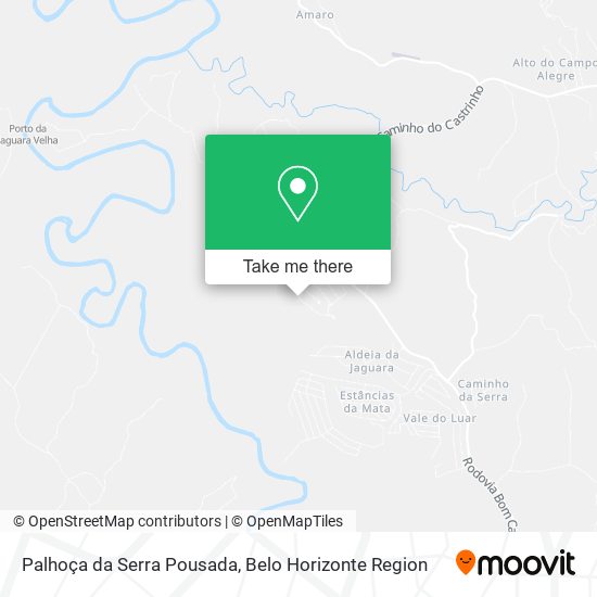 Palhoça da Serra Pousada map