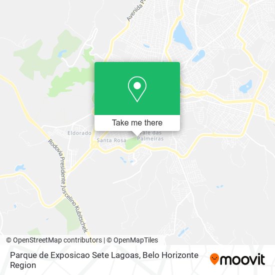 Parque de Exposicao Sete Lagoas map