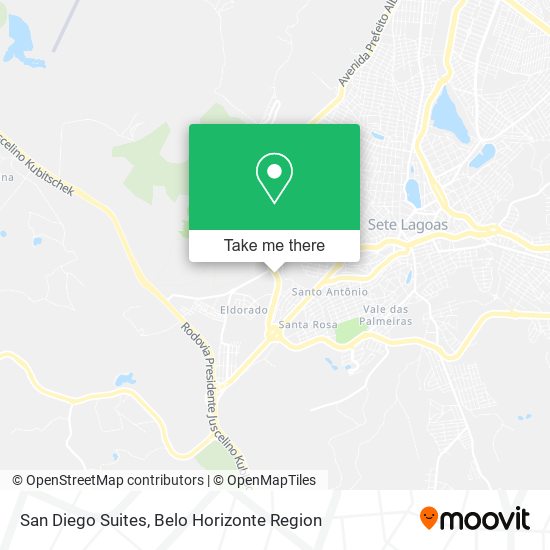 San Diego Suites map