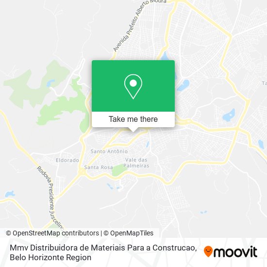 Mmv Distribuidora de Materiais Para a Construcao map