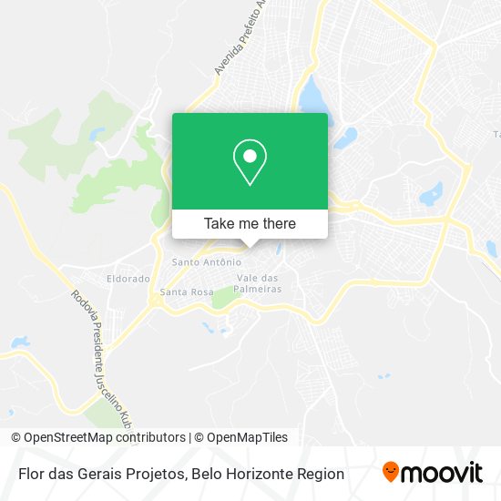 Flor das Gerais Projetos map