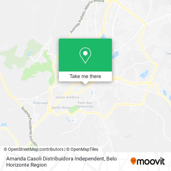 Amanda Casoli Distribuidora Independent map