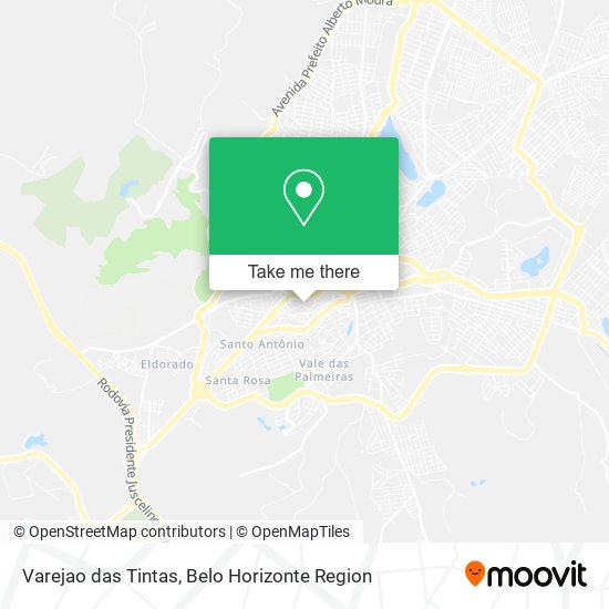 Varejao das Tintas map