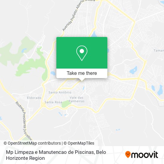 Mp Limpeza e Manutencao de Piscinas map