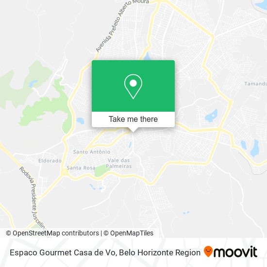 Espaco Gourmet Casa de Vo map