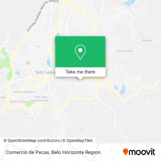 Comercio de Pecas map
